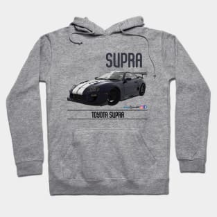 Supra Time Attack Blue Stripe Hoodie